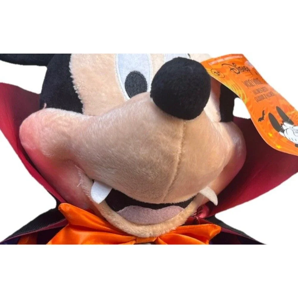 Disney Mickey Mouse Dracula Vampire Halloween Standing Plush Greeter 22